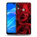 Дизайнерский пластиковый чехол для Huawei Y6 (2019) Розы