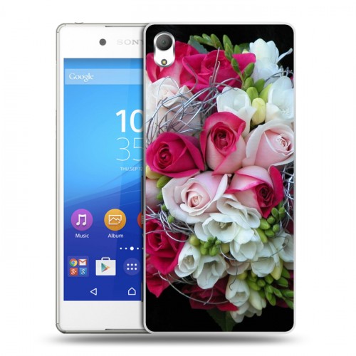 Дизайнерский пластиковый чехол для Sony Xperia Z3+ Розы