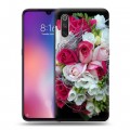 Дизайнерский силиконовый с усиленными углами чехол для Xiaomi Mi9 Розы