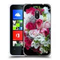 Дизайнерский пластиковый чехол для Nokia Lumia 620 Розы