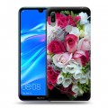 Дизайнерский пластиковый чехол для Huawei Y6 (2019) Розы