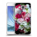 Дизайнерский пластиковый чехол для Samsung Galaxy A5 Розы