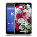 Дизайнерский пластиковый чехол для Sony Xperia E4g Розы