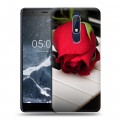 Дизайнерский пластиковый чехол для Nokia 5.1 Розы