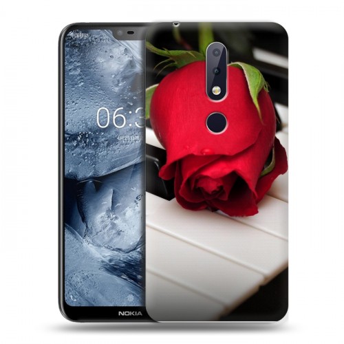 Дизайнерский пластиковый чехол для Nokia 6.1 Plus Розы