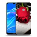 Дизайнерский пластиковый чехол для Huawei Y6 (2019) Розы