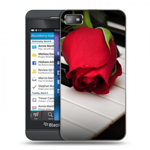 Дизайнерский пластиковый чехол для BlackBerry Z10 Розы