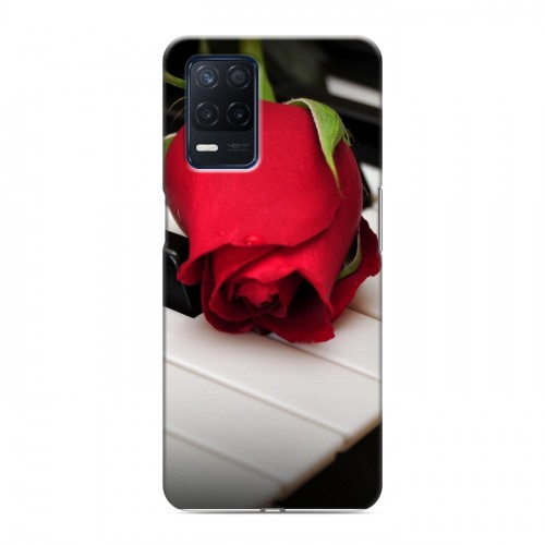 Дизайнерский силиконовый чехол для Realme Narzo 30 5G Розы