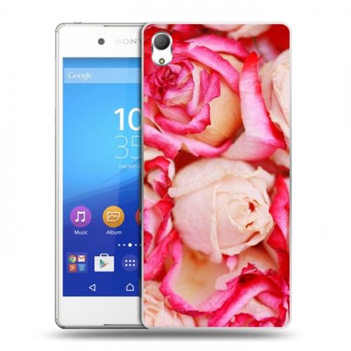 Дизайнерский пластиковый чехол для Sony Xperia Z3+ Розы