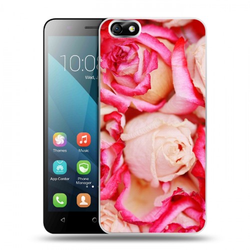 Дизайнерский пластиковый чехол для Huawei Honor 4X Розы