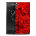 Дизайнерский пластиковый чехол для Sony Xperia XZs Розы