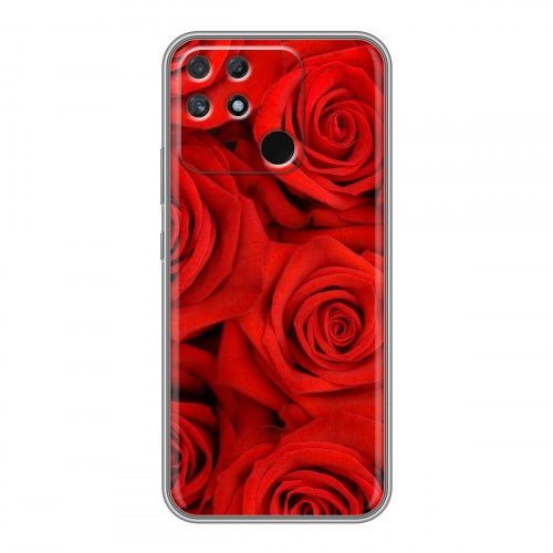 Дизайнерский пластиковый чехол для Realme Narzo 50A Розы