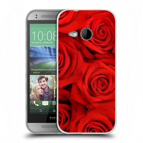 Дизайнерский пластиковый чехол для HTC One mini 2 Розы