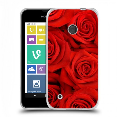 Дизайнерский пластиковый чехол для Nokia Lumia 530 Розы