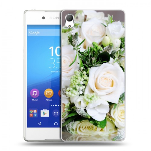 Дизайнерский пластиковый чехол для Sony Xperia Z3+ Розы