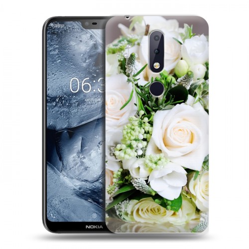 Дизайнерский пластиковый чехол для Nokia 6.1 Plus Розы