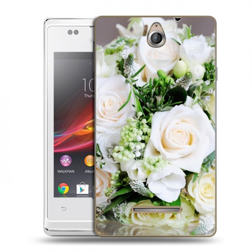 Дизайнерский пластиковый чехол для Sony Xperia E Розы