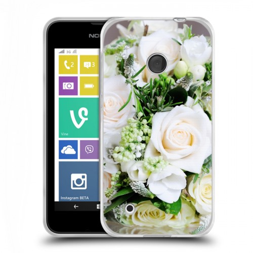 Дизайнерский пластиковый чехол для Nokia Lumia 530 Розы