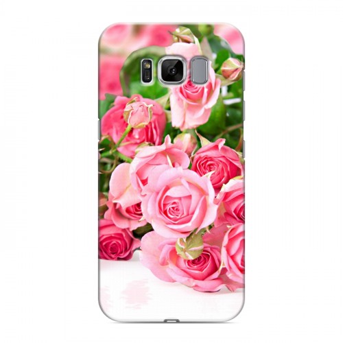 Дизайнерский силиконовый чехол для Samsung Galaxy S8 Розы