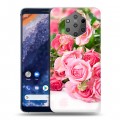 Дизайнерский силиконовый чехол для Nokia 9 PureView Розы