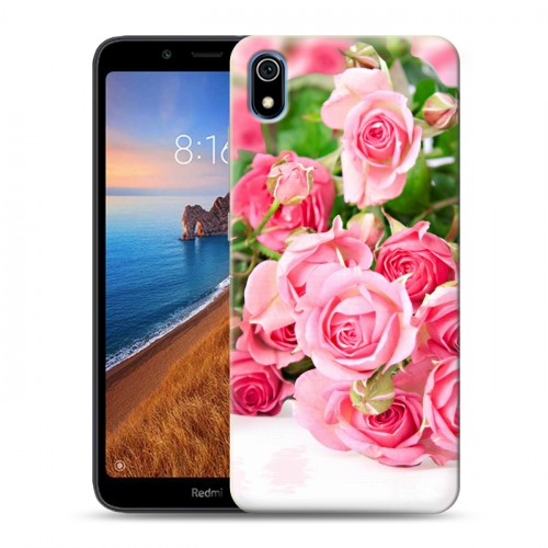 Дизайнерский силиконовый чехол для Xiaomi RedMi 7A Розы