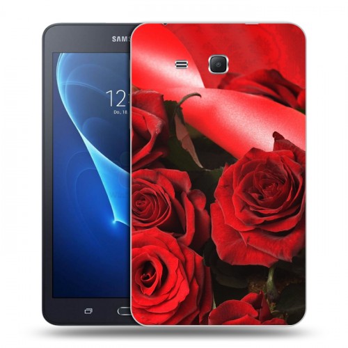 Дизайнерский силиконовый чехол для Samsung Galaxy Tab A 7 (2016) Розы