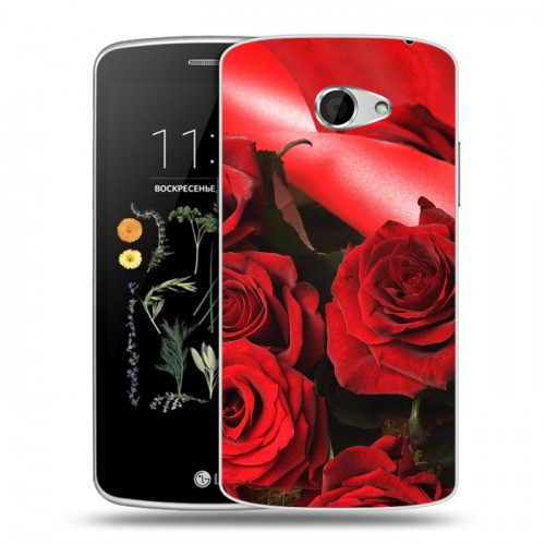 Дизайнерский силиконовый чехол для LG K5 Розы