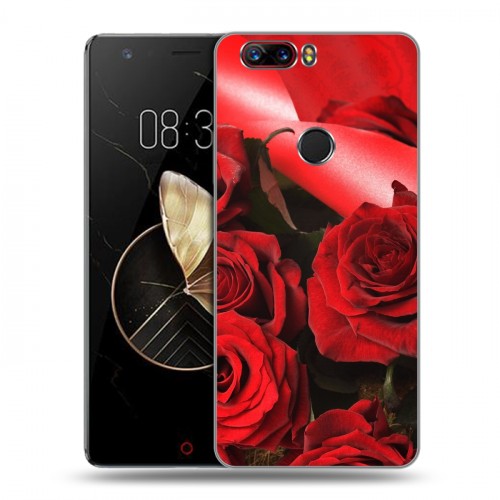 Дизайнерский пластиковый чехол для ZTE Nubia Z17 Розы