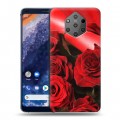 Дизайнерский силиконовый чехол для Nokia 9 PureView Розы