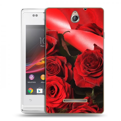 Дизайнерский пластиковый чехол для Sony Xperia E Розы