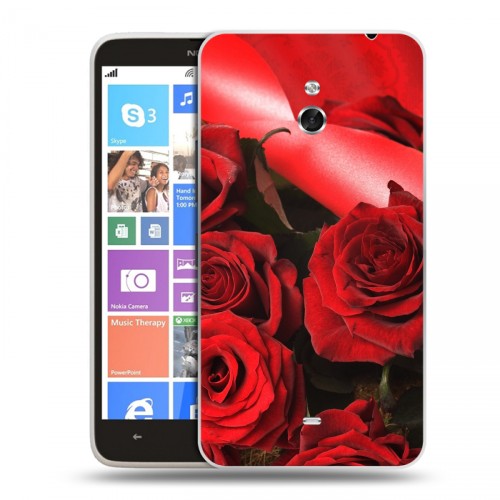 Дизайнерский пластиковый чехол для Nokia Lumia 1320 Розы