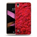 Дизайнерский силиконовый чехол для LG X Style Розы