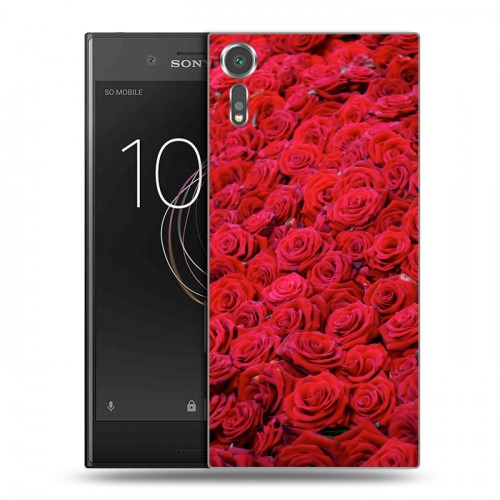 Дизайнерский пластиковый чехол для Sony Xperia XZs Розы