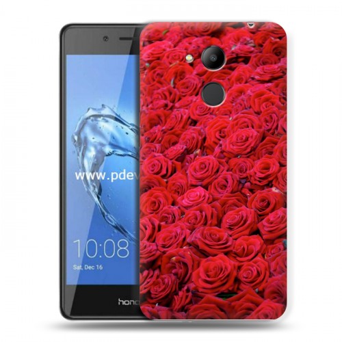 Дизайнерский пластиковый чехол для Huawei Honor 6C Pro Розы