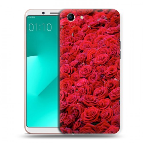 Дизайнерский пластиковый чехол для OPPO A83 Розы