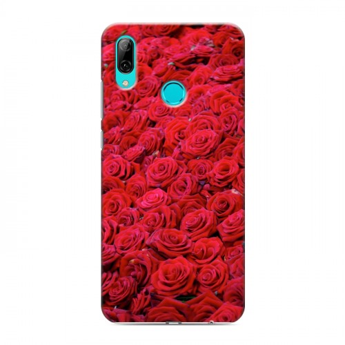 Дизайнерский пластиковый чехол для Huawei Y7 (2019) Розы