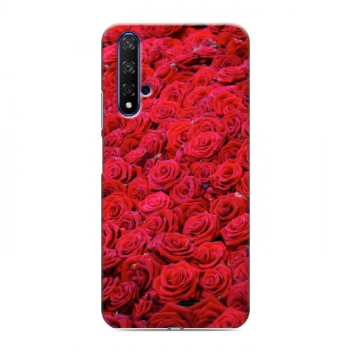 Дизайнерский пластиковый чехол для Huawei Honor 20 Розы