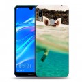 Дизайнерский пластиковый чехол для Huawei Y6 (2019) Свинки