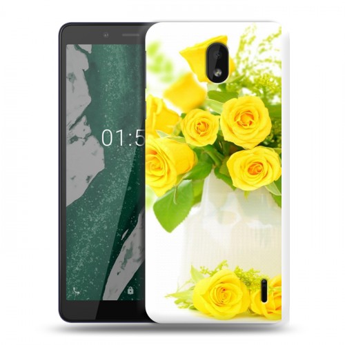Дизайнерский силиконовый чехол для Nokia 1 Plus Розы