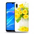 Дизайнерский пластиковый чехол для Huawei Y6 (2019) Розы