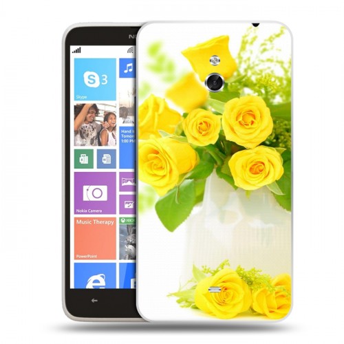 Дизайнерский пластиковый чехол для Nokia Lumia 1320 Розы