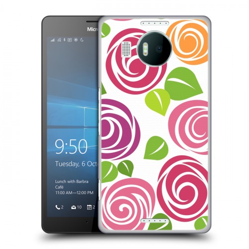 Дизайнерский пластиковый чехол для Microsoft Lumia 950 XL Розы