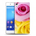 Дизайнерский пластиковый чехол для Sony Xperia Z3+ Розы