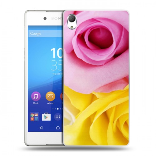 Дизайнерский пластиковый чехол для Sony Xperia Z3+ Розы