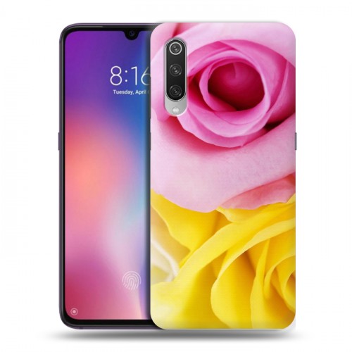 Дизайнерский силиконовый с усиленными углами чехол для Xiaomi Mi9 Розы