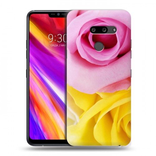 Дизайнерский пластиковый чехол для LG G8 ThinQ Розы