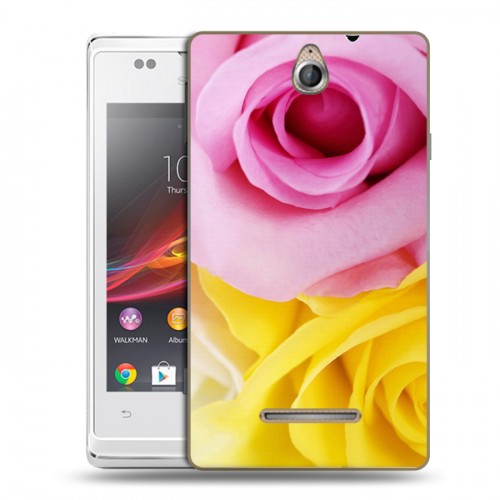 Дизайнерский пластиковый чехол для Sony Xperia E Розы