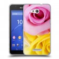 Дизайнерский пластиковый чехол для Sony Xperia E4g Розы