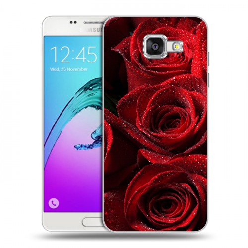 Дизайнерский силиконовый чехол для Samsung Galaxy A5 (2016) Розы