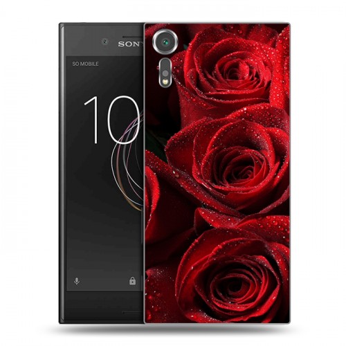 Дизайнерский пластиковый чехол для Sony Xperia XZs Розы